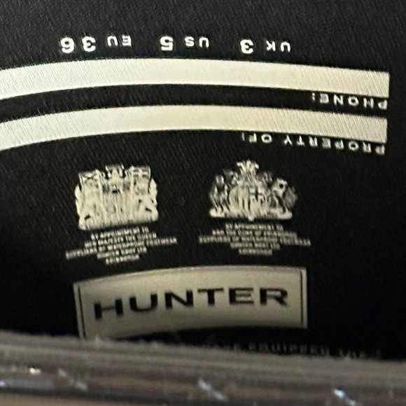 Hunter Original Tall Gloss Rain Boots NEW - Picture 11 of 12